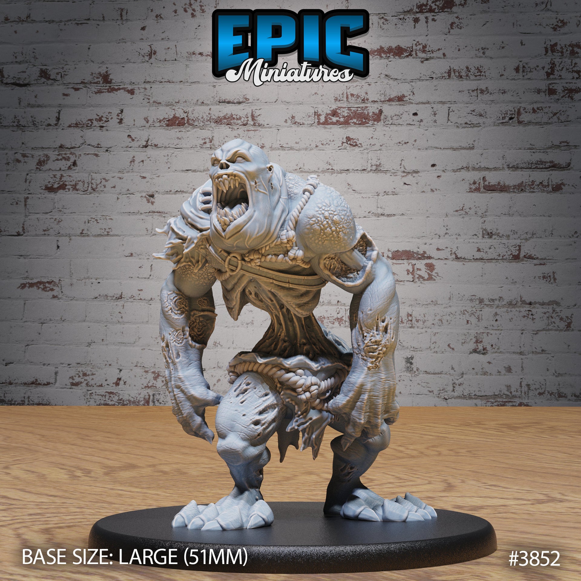 Big Flesh Ghoul - Epic Miniatures | Gruesome Graveyard | 28mm | 32mm | Zombie | Undead | Demon