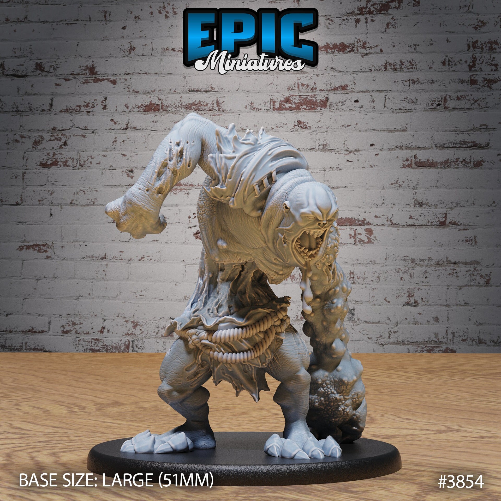 Big Flesh Ghoul - Epic Miniatures | Gruesome Graveyard | 28mm | 32mm | Zombie | Undead | Demon