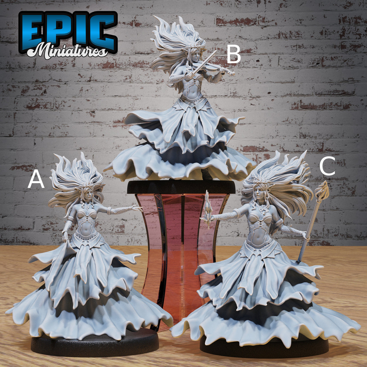 Elven Ghost Princess - Epic Miniatures | Gruesome Graveyard | 28mm | 32mm | Undead | Banshee | Wight
