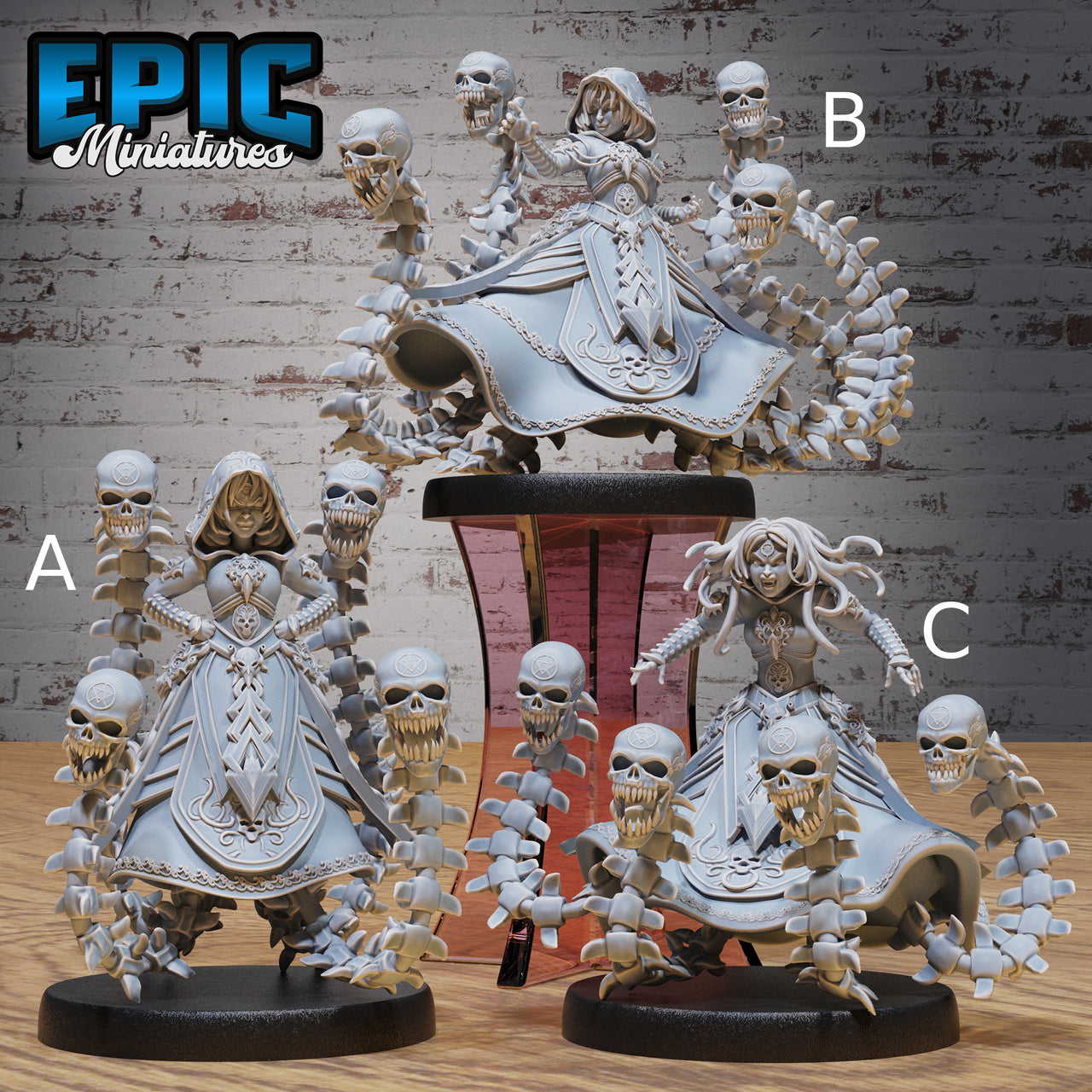 Gnome Lich Queen - Epic Miniatures | Gruesome Graveyard | 28mm | 32mm | Necromancer | Skeleton