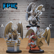 Graveyard Gargoyle - Epic Miniatures | Gruesome Graveyard | 28mm | 32mm | Statue| Haunted | Demon