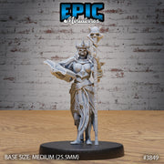 Lich Female - Epic Miniatures | Gruesome Graveyard | 28mm | 32mm | Necromancer | Skeleton | Warlock