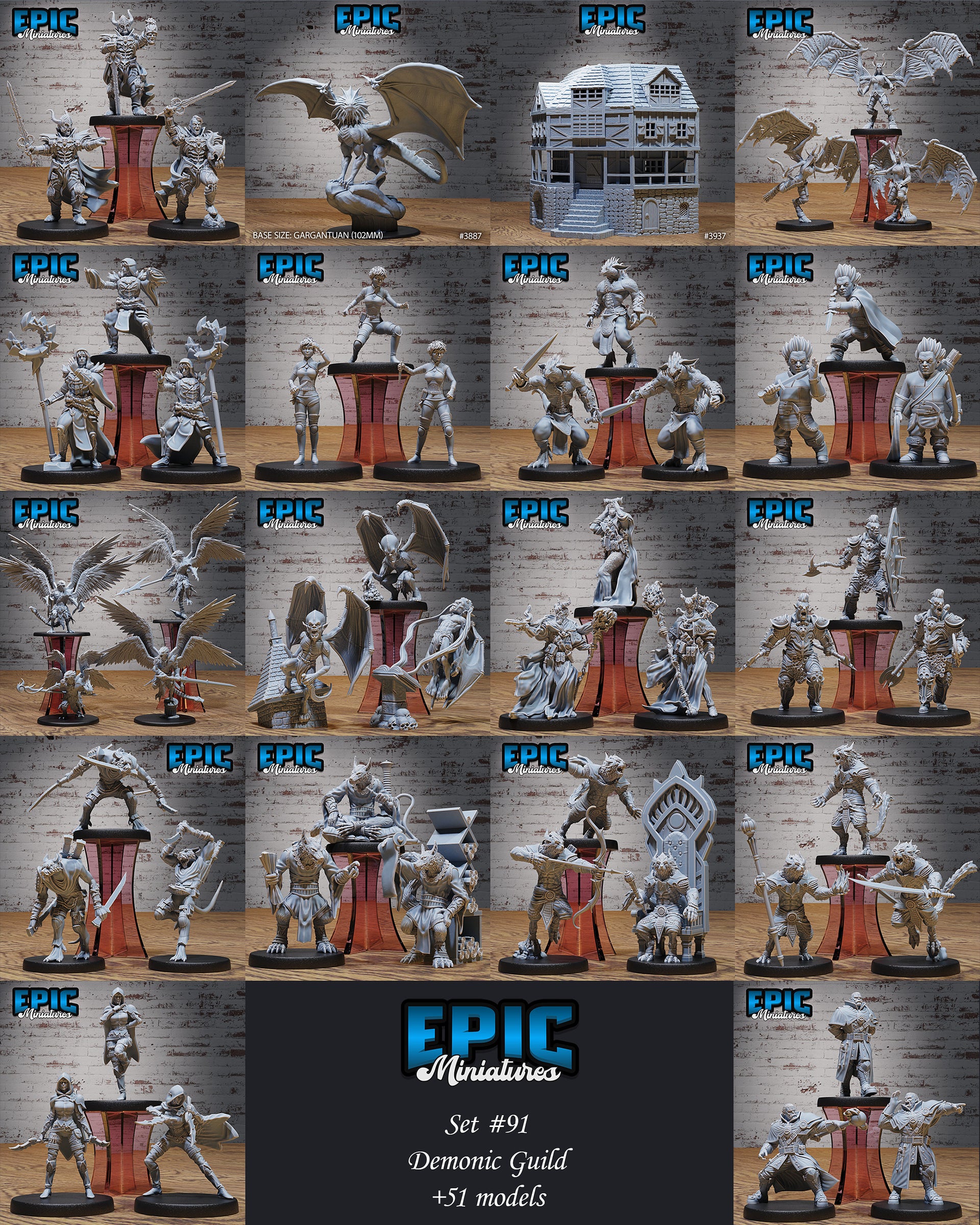 Black Guard Orc - Epic Miniatures | 28mm | 32mm | Demonic Guild | Chaos | Berserker