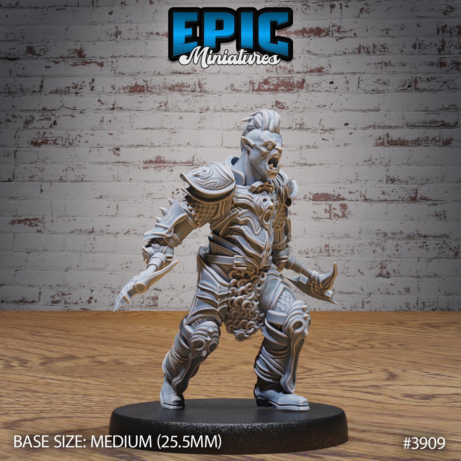 Black Guard Orc - Epic Miniatures | 28mm | 32mm | Demonic Guild | Chaos | Berserker