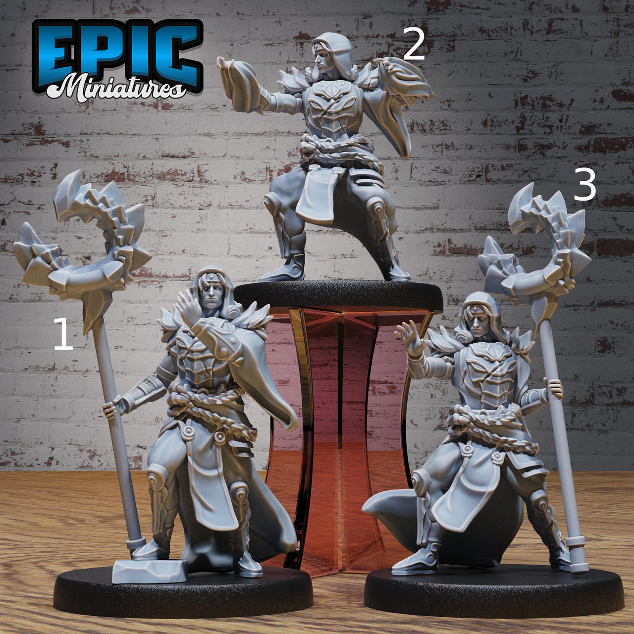 Guild Sorcerer- Epic Miniatures | 28mm | 32mm | Demonic Guild | Mage | Wizard | Armored