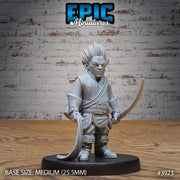 Halfling Rogue - Epic Miniatures | 28mm | 32mm | Demonic Guild | Assassin | Bandit | Thief