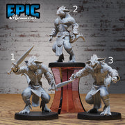 Lizard Folk Thug - Epic Miniatures | 28mm | 32mm | Demonic Guild | Assassin | Bandit | Mercenary