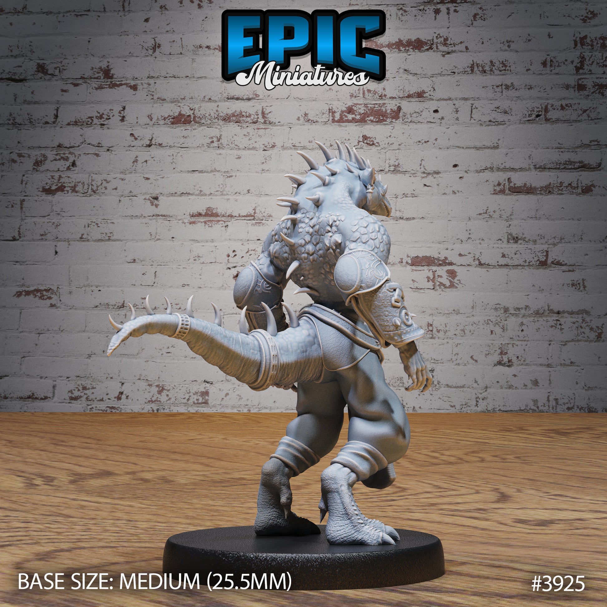 Lizard Folk Thug - Epic Miniatures | 28mm | 32mm | Demonic Guild | Assassin | Bandit | Mercenary