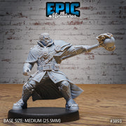 Orc Guild Mage - Epic Miniatures | 28mm | 32mm | Demonic Guild | Sorcerer | Sergent