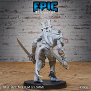 Veteran Rat Folk Thief - Epic Miniatures | 28mm | 32mm | Demonic Guild | Assassin | Bandit