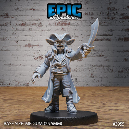 Kobold Pirate crew - Epic Miniatures | 32mm | Sinister Harbor | Bard | Sailor | Gunslinger