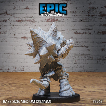 Turtle Folk Necromancer - Epic Miniatures | 32mm | Sinister Harbor | Warlock | Sorcerer