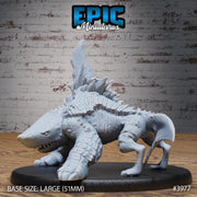 Shark Dog - Epic Miniatures | 32mm | Sinister Harbor | Sea Monster | Land Shark