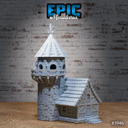 Lighthouse Tower- Epic Miniatures | Sinister Harbor | D&D | Wargaming | Roleplaying Games | 28mm | Hut | House