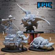 Pig - Epic Miniatures | 32mm | Festival Village | Pig | Sleepy | Flying | Mount | Dim Sum | Food Stand