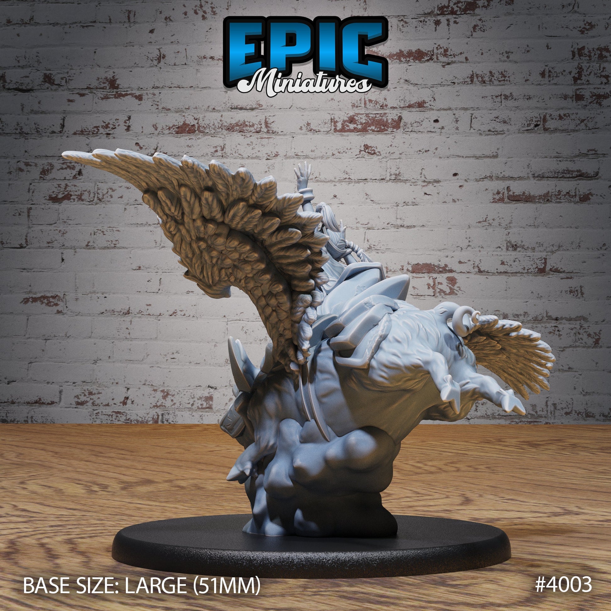 Food Stall VBendor- Epic Miniatures | 32mm | Festival Village | Merchant | Pig Mount | Noodles | Monk