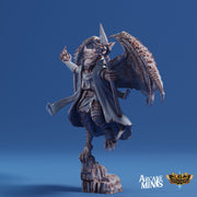 Drekon Seer Younger- Arcane Minis | 32mm | Dragon Folk | Sorcerer | Wizard