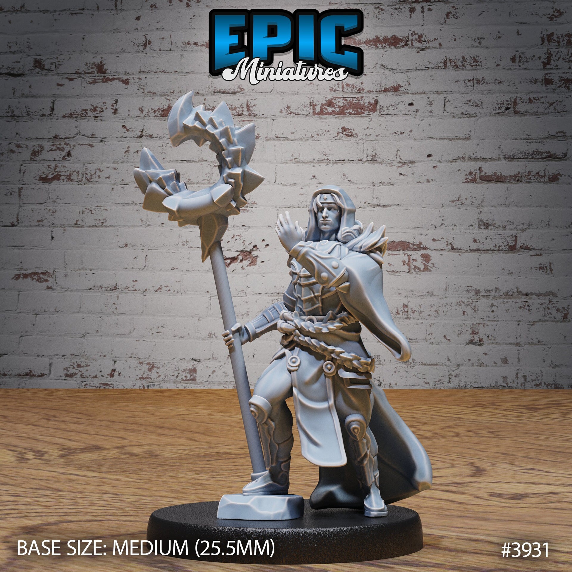 Guild Sorcerer- Epic Miniatures | 28mm | 32mm | Demonic Guild | Mage | Wizard | Armored
