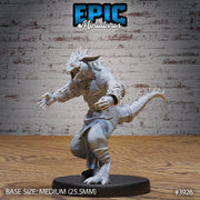 Lizard Folk Thug - Epic Miniatures | 28mm | 32mm | Demonic Guild | Assassin | Bandit | Mercenary