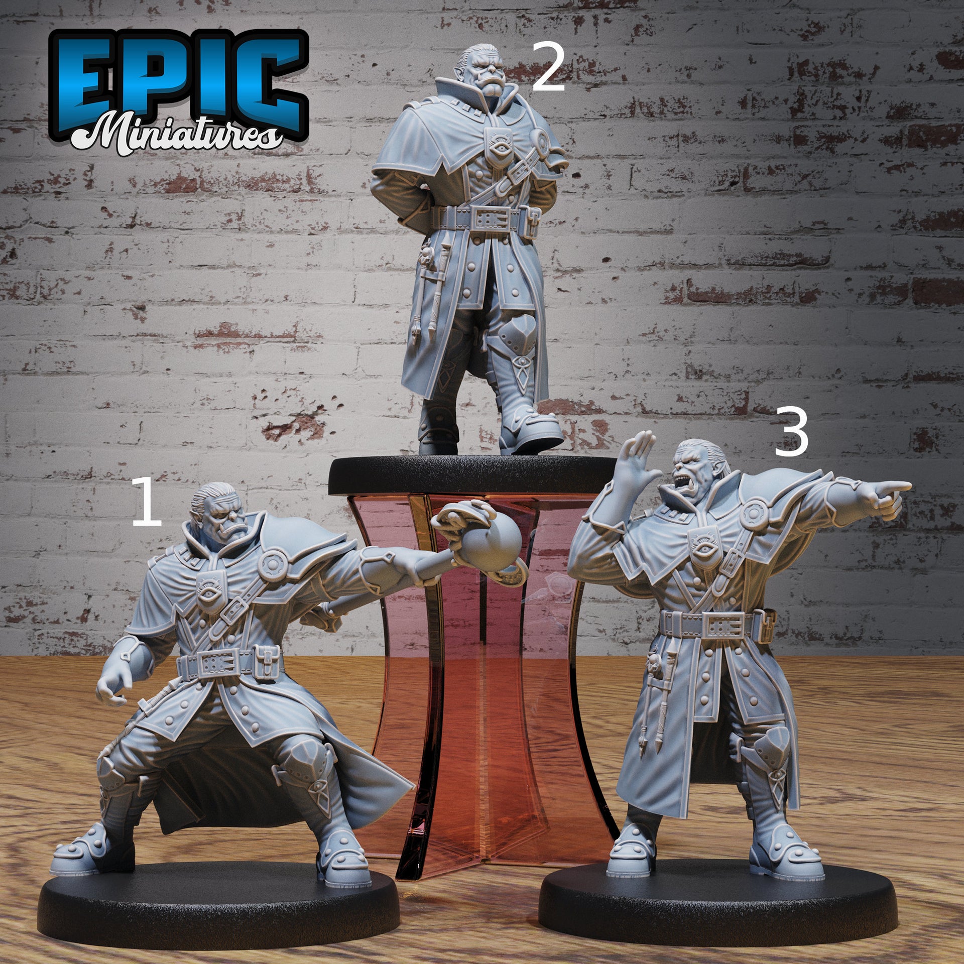 Orc Guild Mage - Epic Miniatures | 28mm | 32mm | Demonic Guild | Sorcerer | Sergent