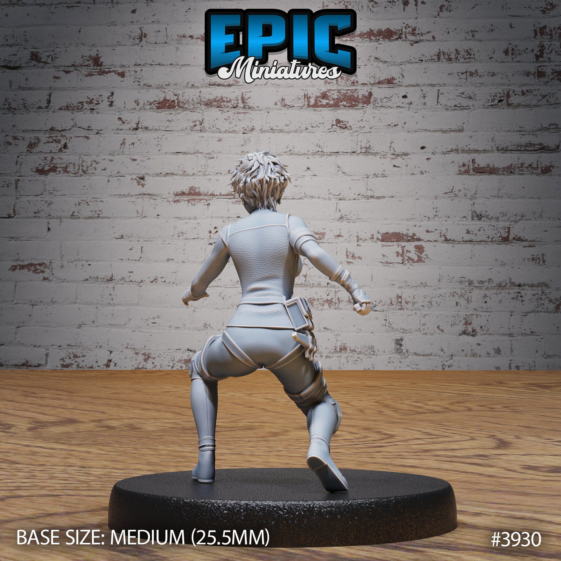 Rogue Novice Female - Epic Miniatures | 28mm | 32mm | Demonic Guild | Assassin | Bandit | Thief