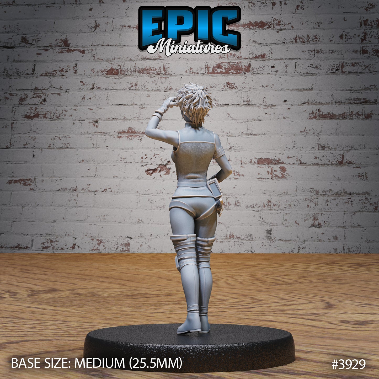 Rogue Novice Female - Epic Miniatures | 28mm | 32mm | Demonic Guild | Assassin | Bandit | Thief