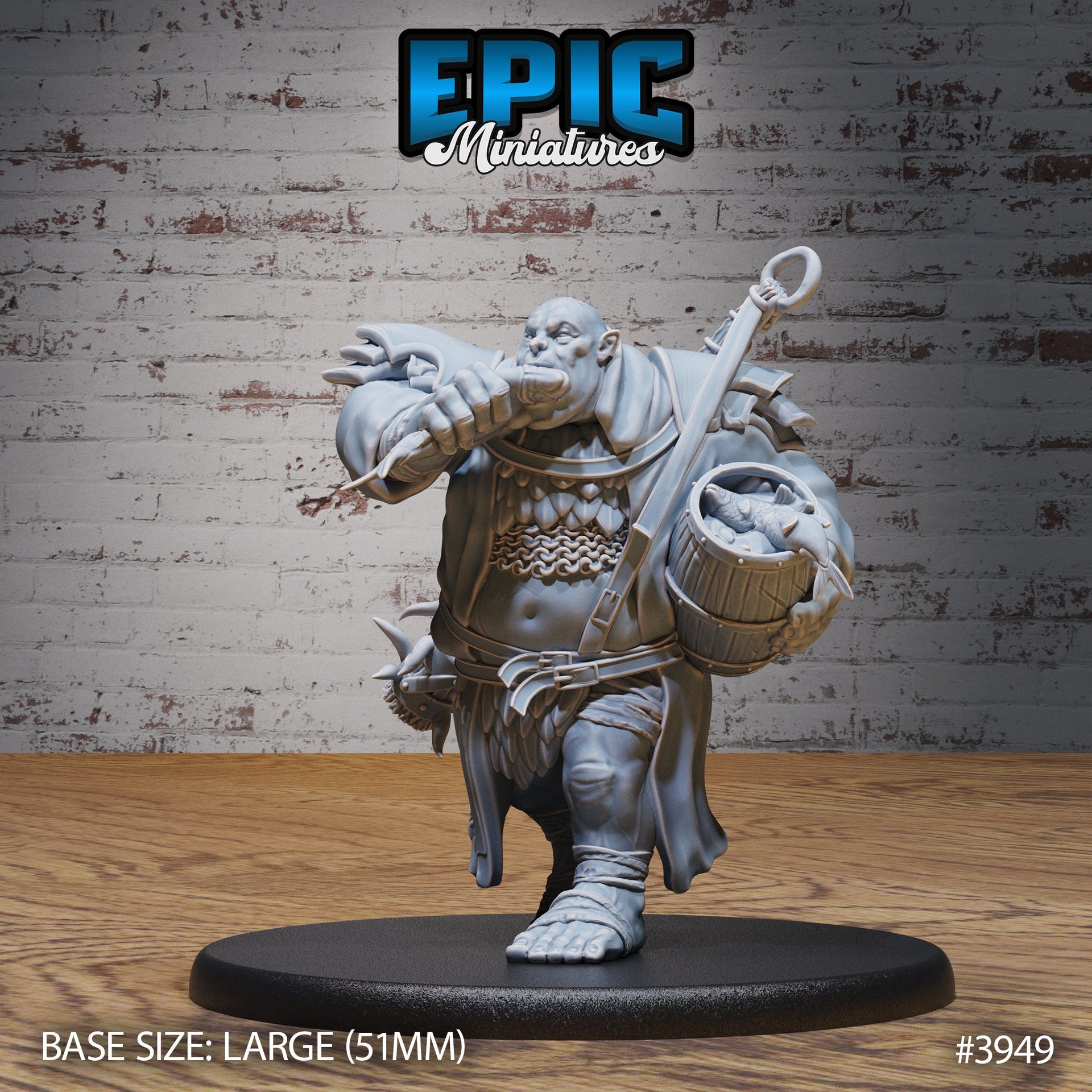 Docks Ogre - Epic Miniatures | 32mm | Sinister Harbor | Sailor | Swashbuckler | Orc | Mercenary