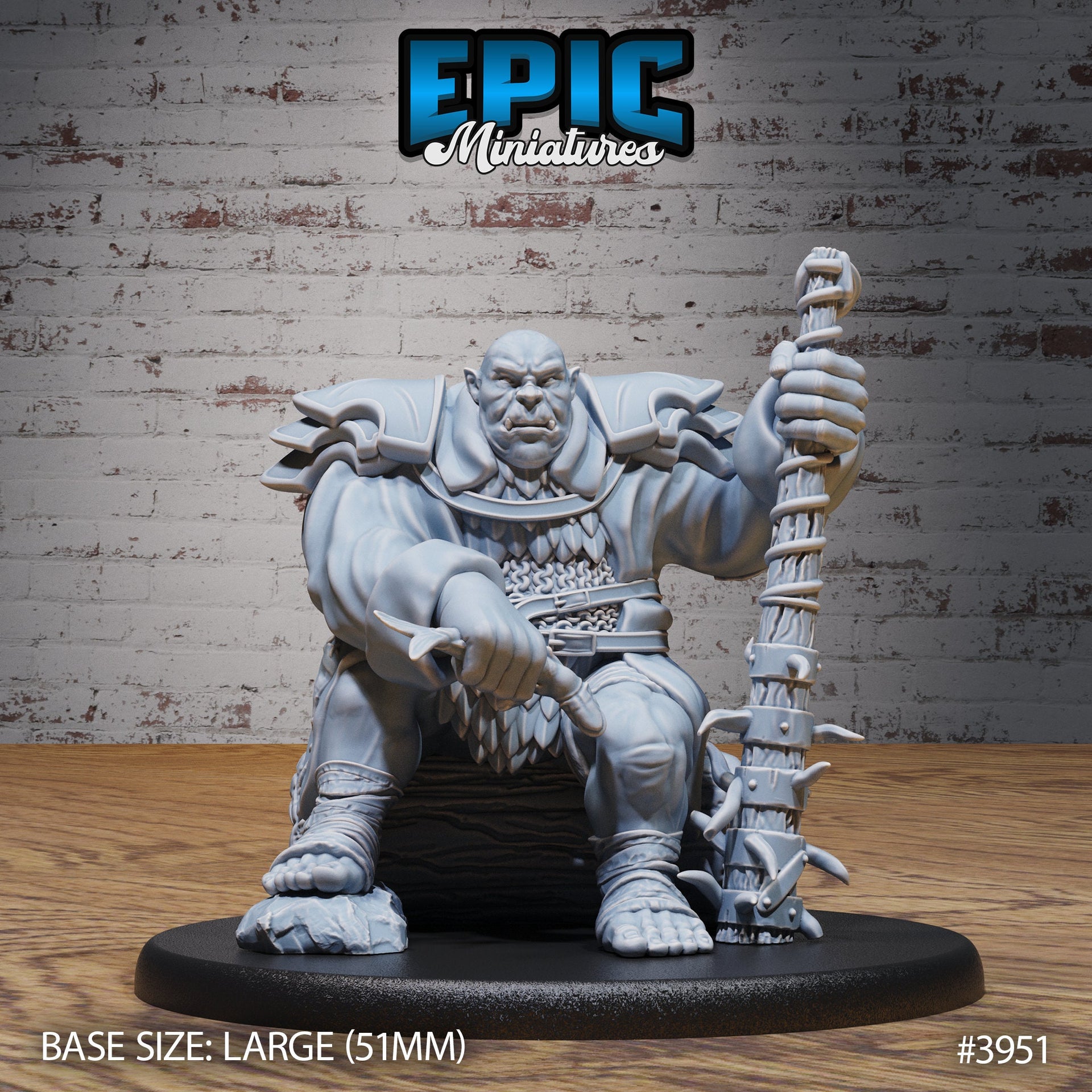 Docks Ogre - Epic Miniatures | 32mm | Sinister Harbor | Sailor | Swashbuckler | Orc | Mercenary