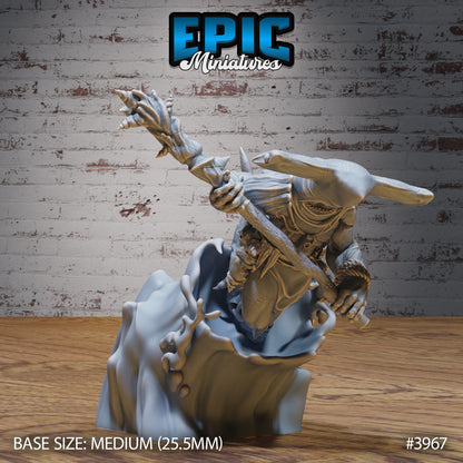 Hammerhead Shark Folk - Epic Miniatures | 32mm | Sinister Harbor | Fighter | Warrior | Sham,,an