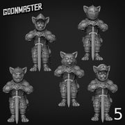 Cat Knight - Goonmaster | Miniature | Wargaming | Roleplaying Games | 32mm