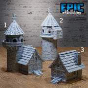 Lighthouse Tower- Epic Miniatures | Sinister Harbor | D&D | Wargaming | Roleplaying Games | 28mm | Hut | House