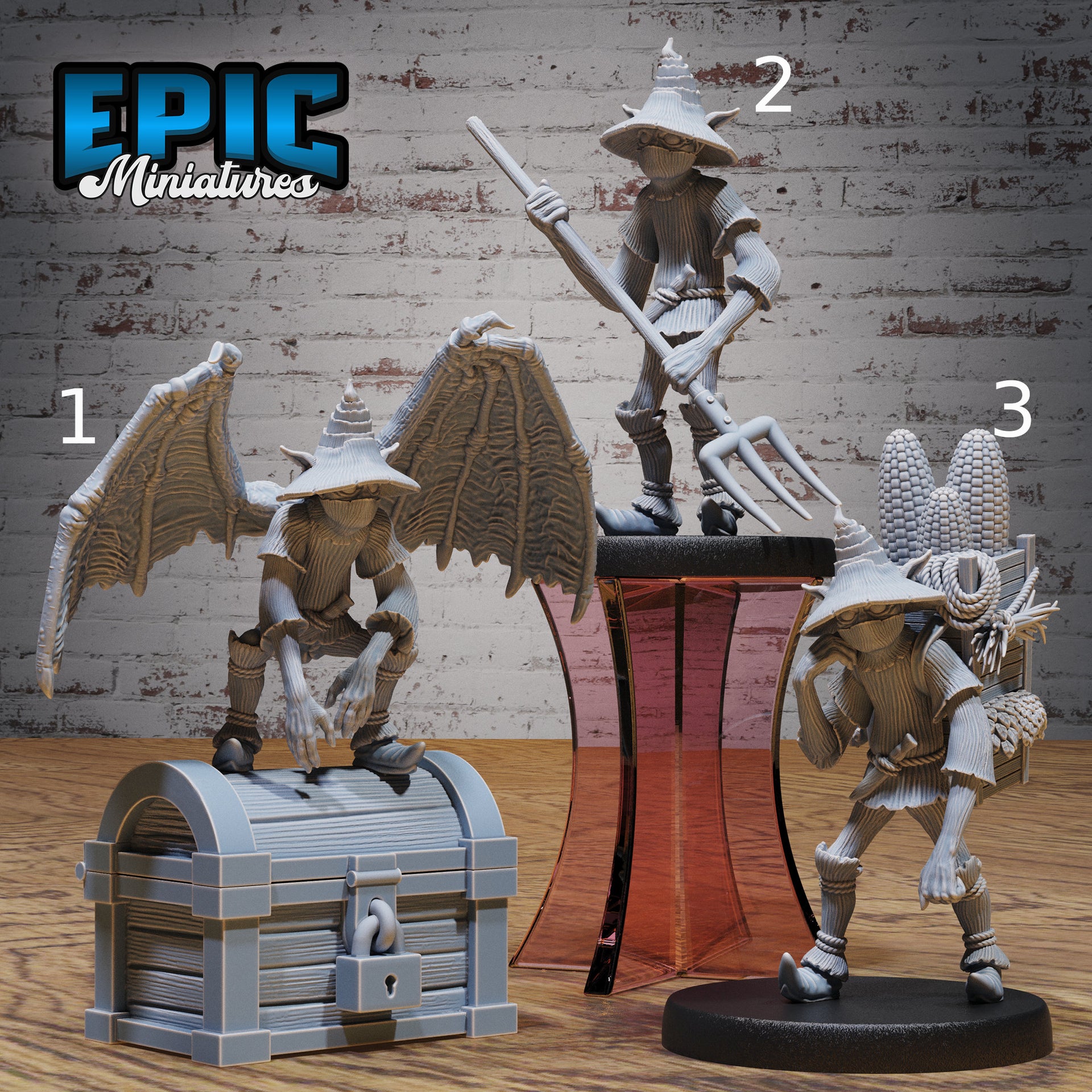 Corn Imp - Epic Miniatures | 32mm | Festival Village | Farmer | Demon | Devil | Harvest