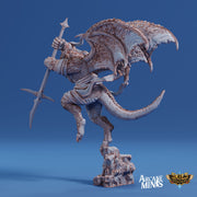 Drekon Bloodseekers - Arcane Minis | 32mm | Giant Dragon Folk | Champion | Fighter