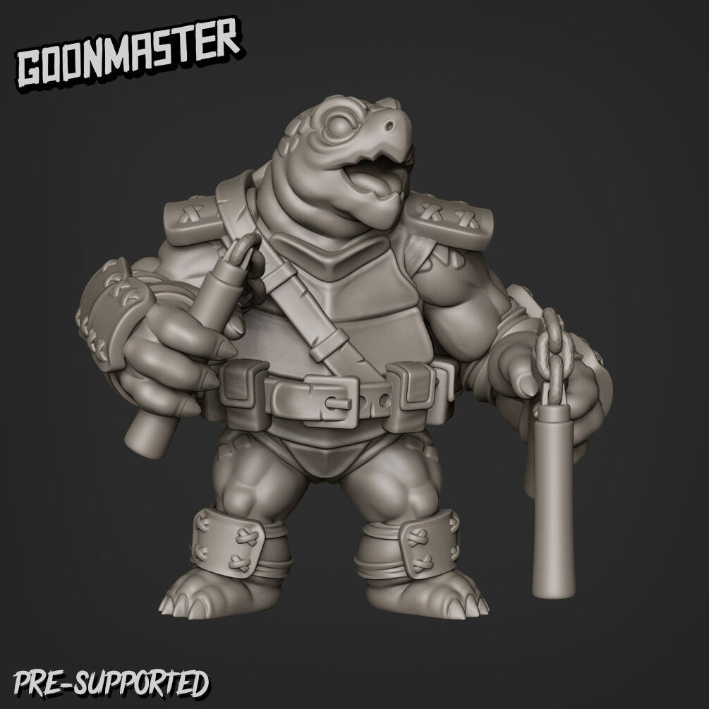 Turtle Samurai Army - Goonmaster | Miniature | Wargaming | Roleplaying Games | 32mm | Fighter | Warrior | Monk | Army | Warband