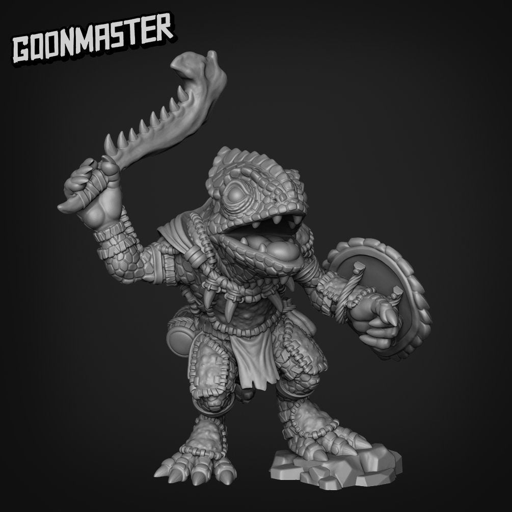 Chameleon Shield Infantry - Goonmaster | Miniature | Pathfinder | Wargaming | Roleplaying Games | 32mm