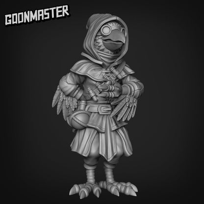 Plague Bird - Goonmaster | Plague Birds | Miniature | Wargaming | Roleplaying Games | 32mm | Plague Doctor | Crow