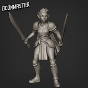 Sky Elf- Goonmaster | Sky Elves | Miniature | Wargaming | Roleplaying Games | 32m | Fighter | Warrior | Soldier