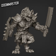 Savage Gnolls - Goonmaster | Miniature | Wargaming | Roleplaying Games | 32m | Fighter | Warrior | Soldier | Army | Mercenary