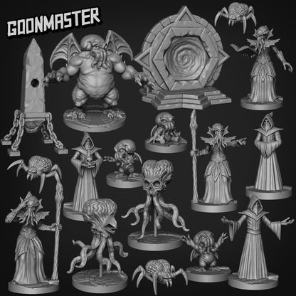 Brain Spiders - Goonmaster | Psionic Squids | Miniature | Wargaming | Roleplaying Games | 32mm | Alien