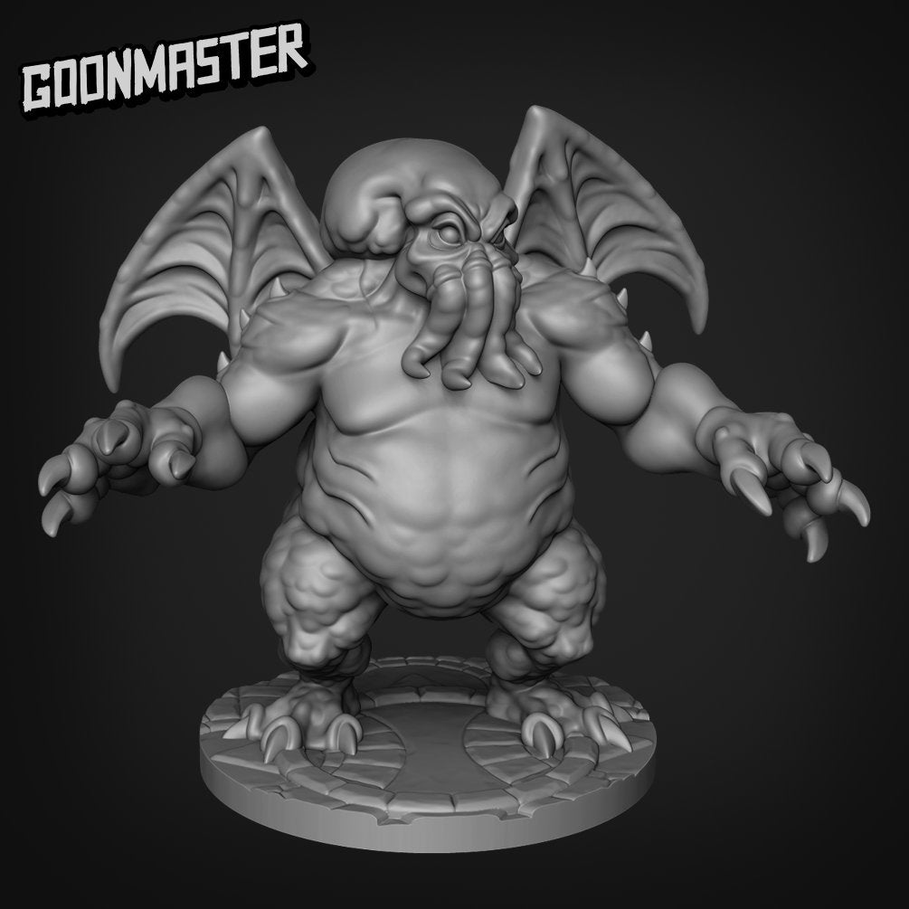 Ancient One - Goonmaster | Psionic Squids | Miniature | Wargaming | Roleplaying Games | 32mm | Dad bod | Cthulhu | Star Spawn