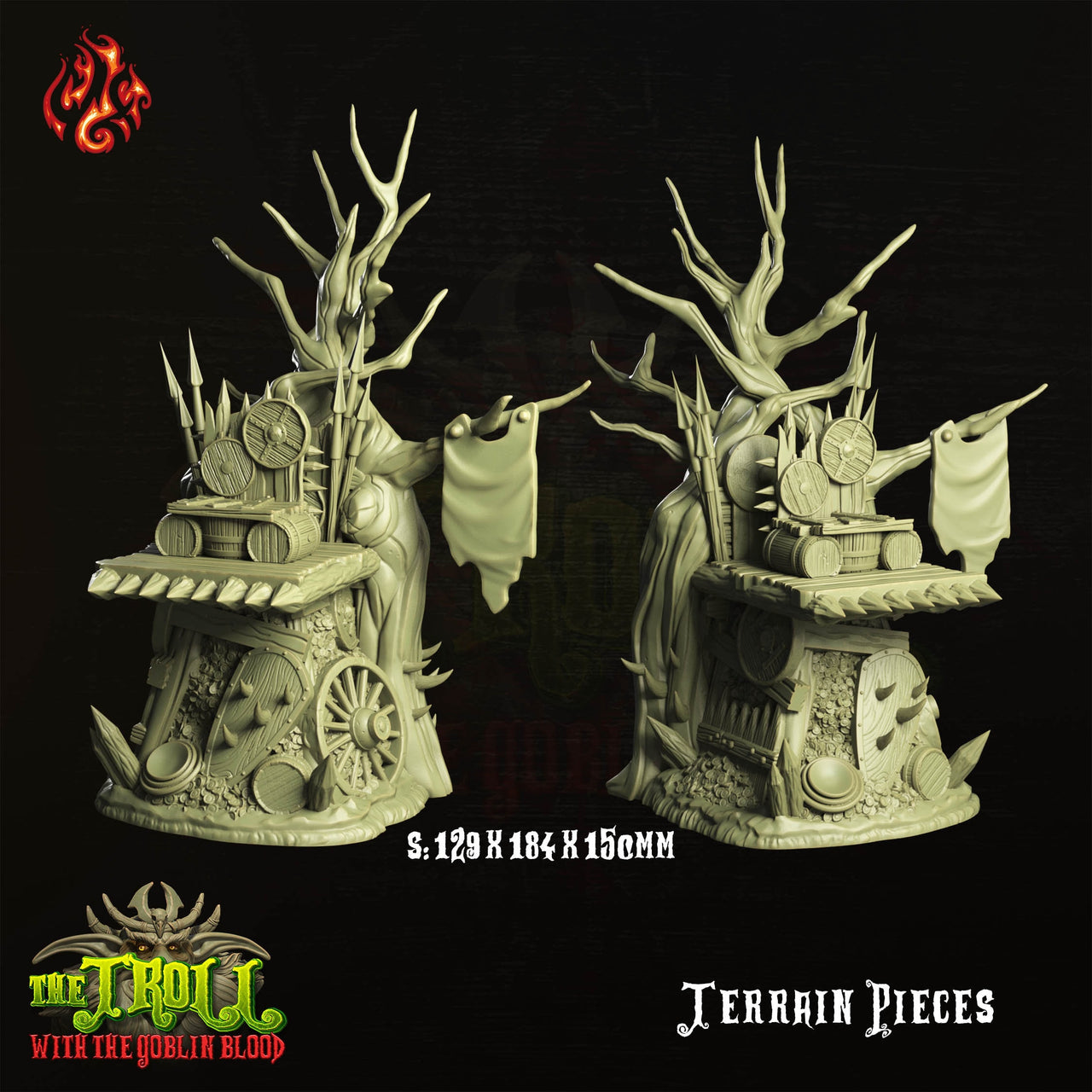 Goblin Warcamp Throne - Crippled God Foundry - The Tainted Chapel | Jungle | Swamp | Fortress
