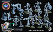 Tellurian Wasps, Space Elf Gunners - Crippled God Foundry - Echoes of the Void | 32mm | Scifi | High Elf Fleet