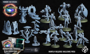 Tellurian Ruins Scenery, Space Elf City - Crippled God Foundry - Echoes of the Void | 32mm | Scifi | High Elf Fleet
