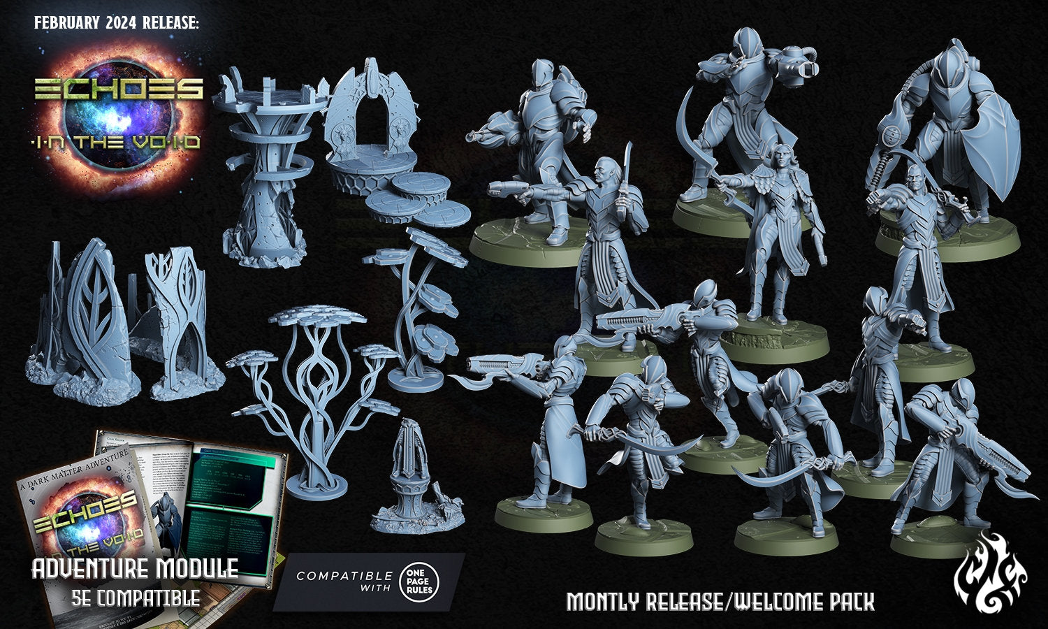 Tellurian Scarab, Space Elf Heavy Trooper- Crippled God Foundry - Echoes of the Void | 32mm | Scifi | High Elf Fleet