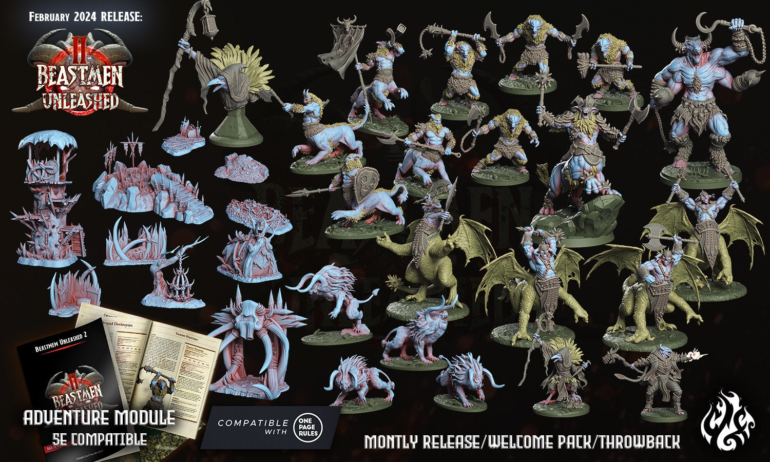 Digger, Kenku Necromancer - Crippled God Foundry - 32mm | Birdfolk | Crow