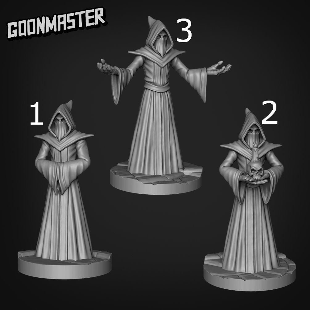 Cultist - Goonmaster | Psionic Squids | Miniature | Wargaming | Roleplaying Games | 32mm | Warlock