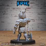 Fire Dwarf - Epic Miniatures | Elemental Lands | 28mm | 32mm | Barbarian | Fighter | Cooking