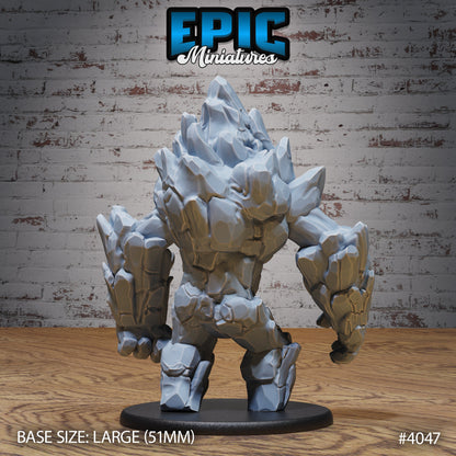 Earth Elemental - Epic Miniatures | Elemental Lands | 28mm | 32mm | Golem | Stone