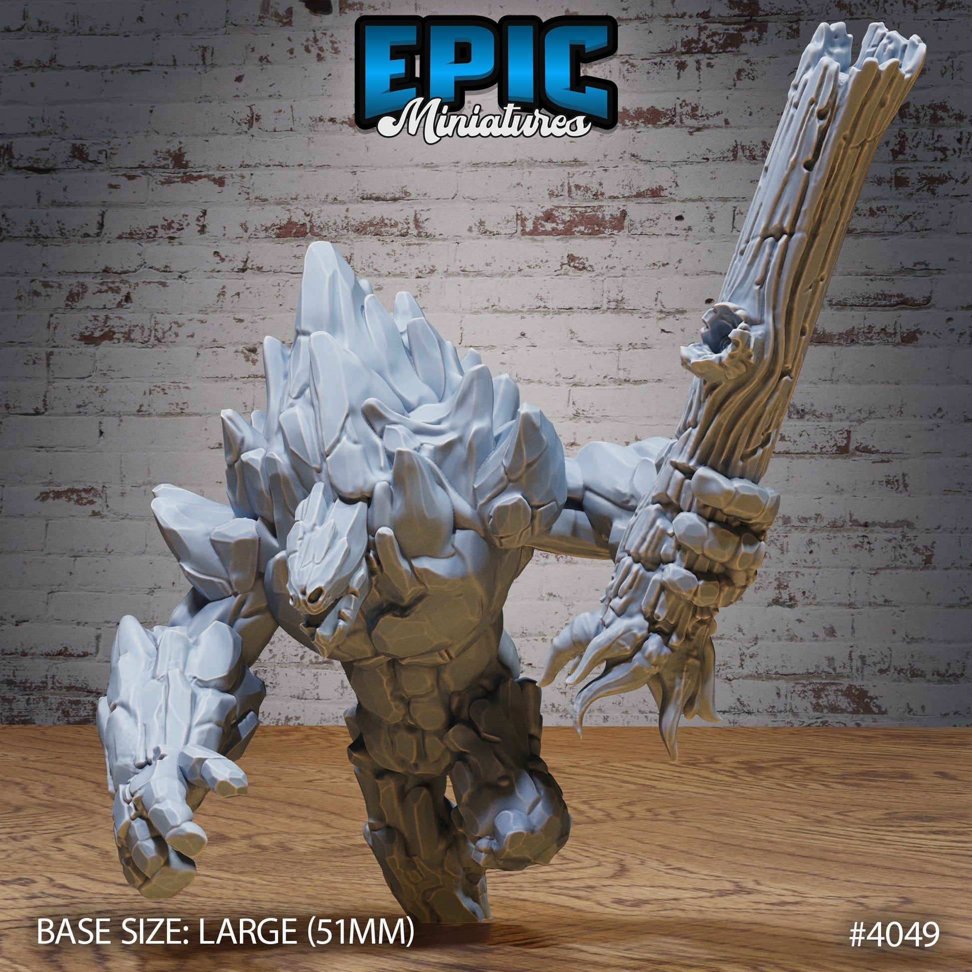 Earth Elemental - Epic Miniatures | Elemental Lands | 28mm | 32mm | Golem | Stone
