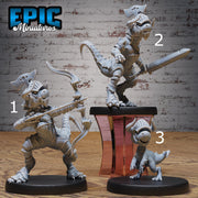 Dino Knight - Epic Miniatures | Elemental Lands | 28mm | 32mm | Fighter | Archer | Baby